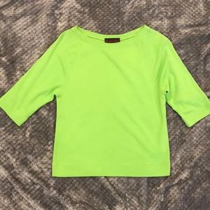 EC Ralph Lauren green top
